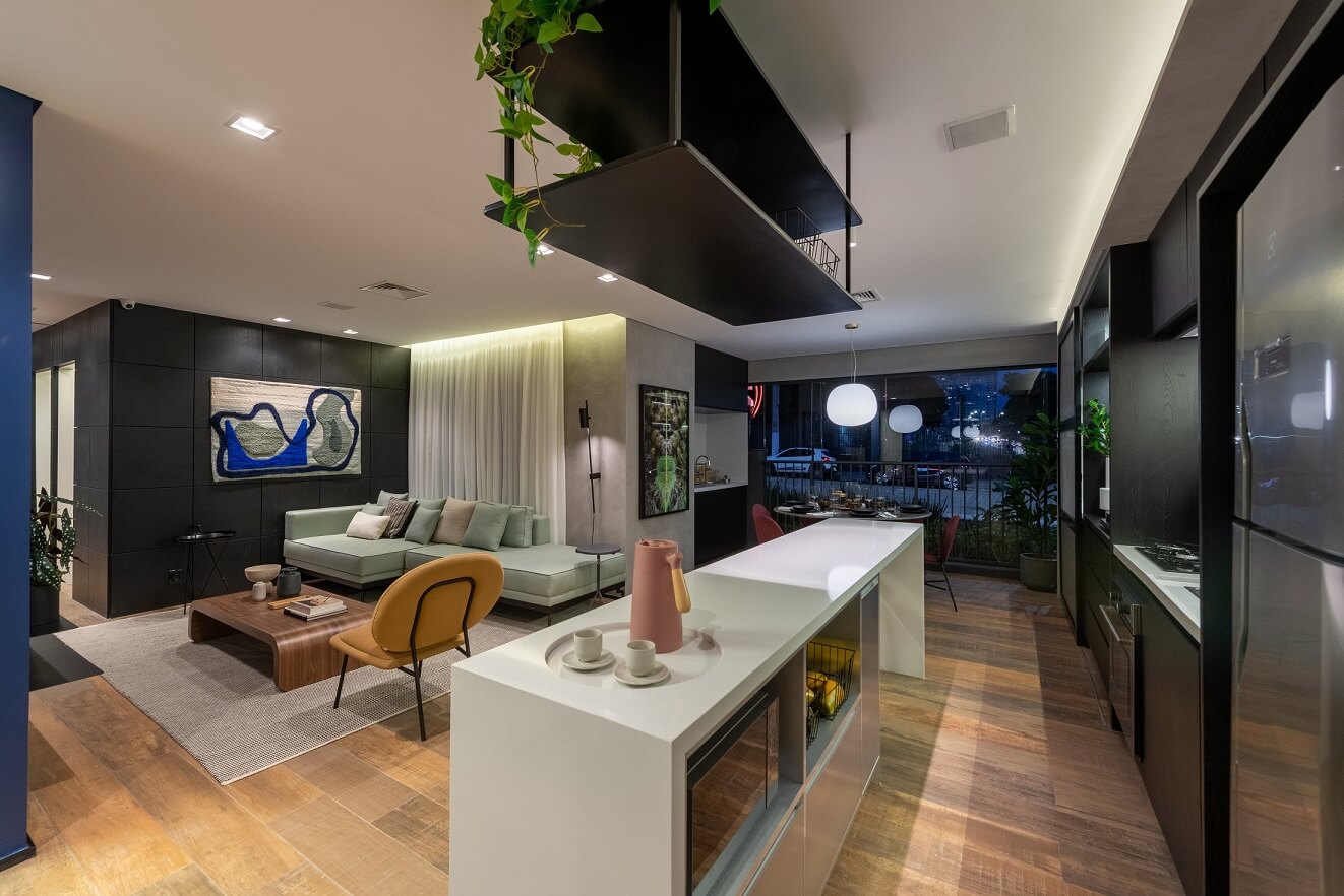 iluminação decorativa apartamento
