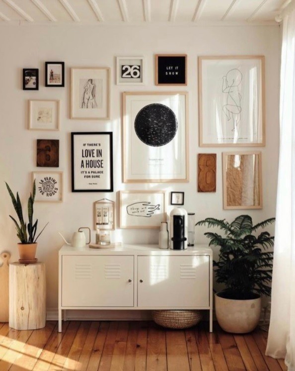 ideias de quadros para entrada de casa
