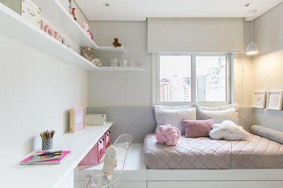 quarto de solteiro pequeno decoração