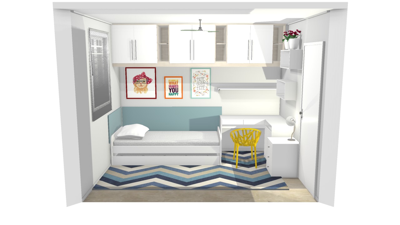 quarto infantil apartamento pequeno para irmãos