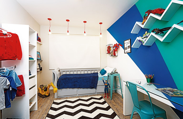 quarto infantil apartamento pequeno minimalista