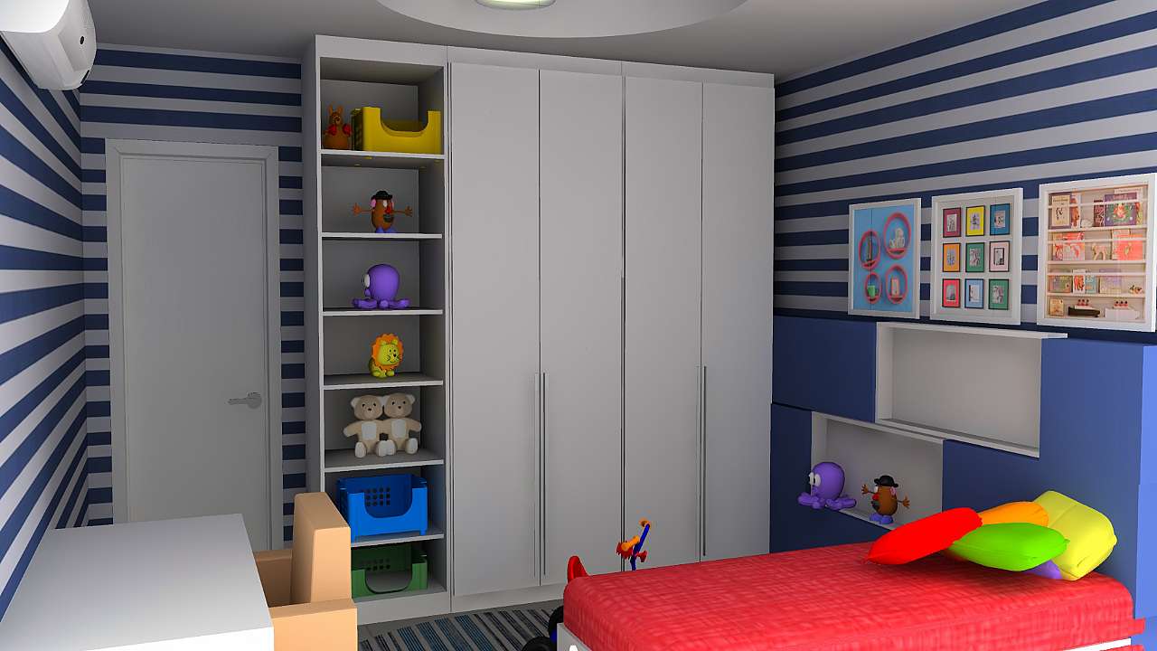 quartos infantis compactos