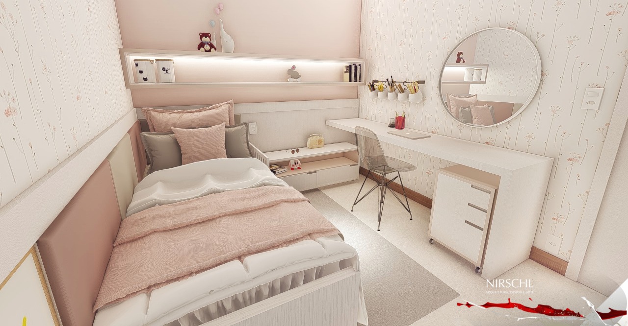 quarto infantil moderno pequeno