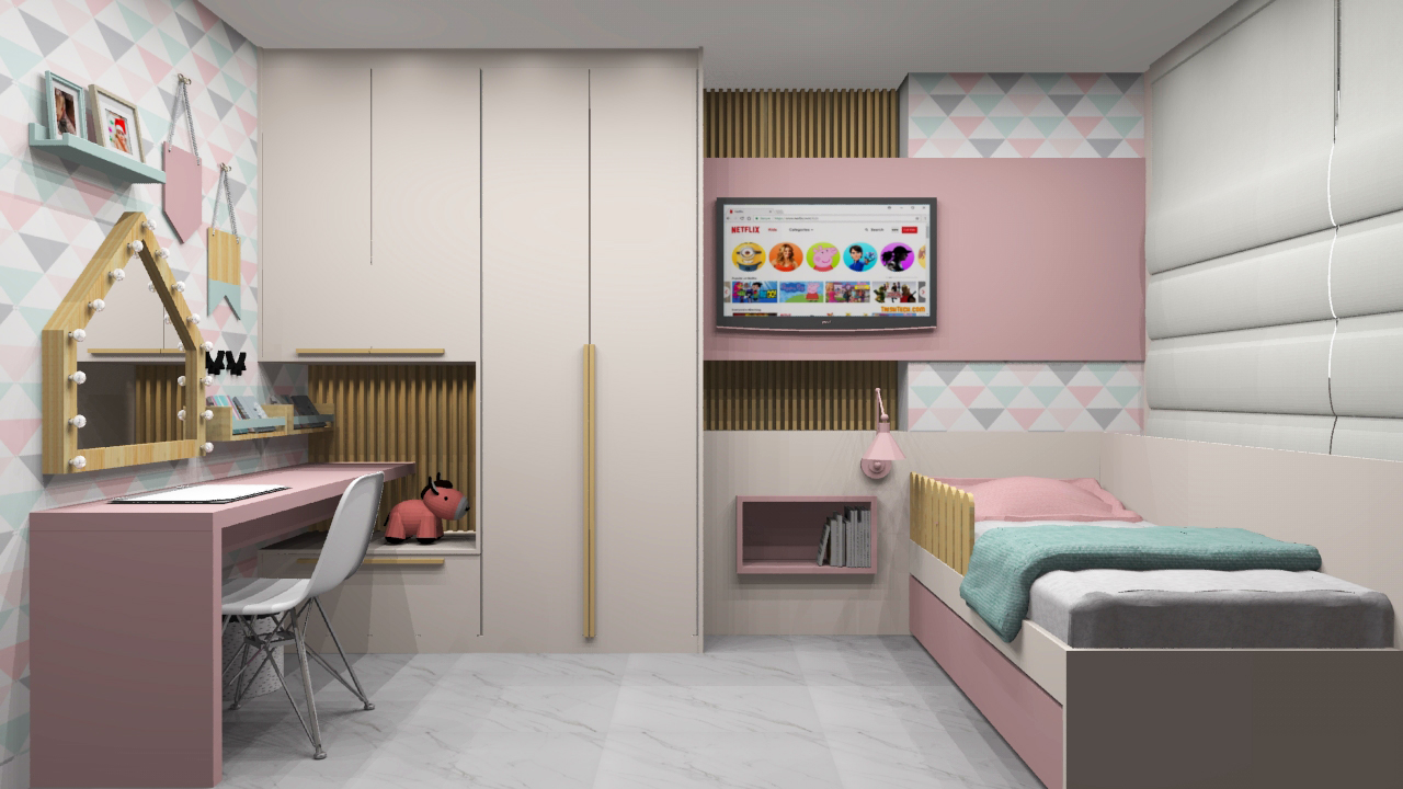 quarto infantil planejado apartamento pequeno