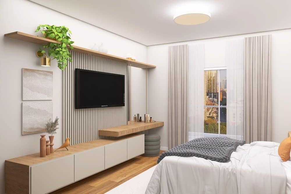 aproveitamento de espaço quarto casal pequeno