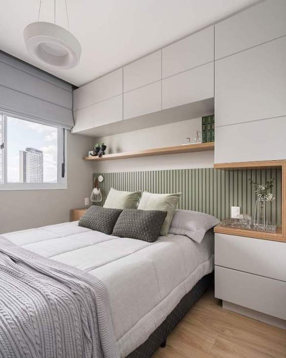 quarto casal planejado pequeno