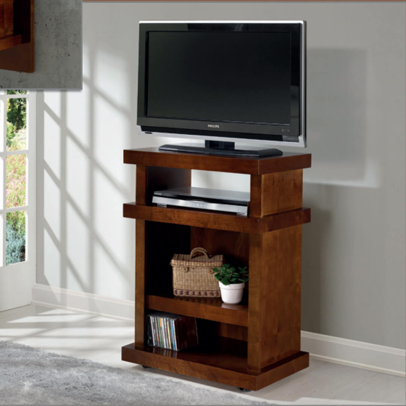 Rack com rodízios para apartamento pequeno