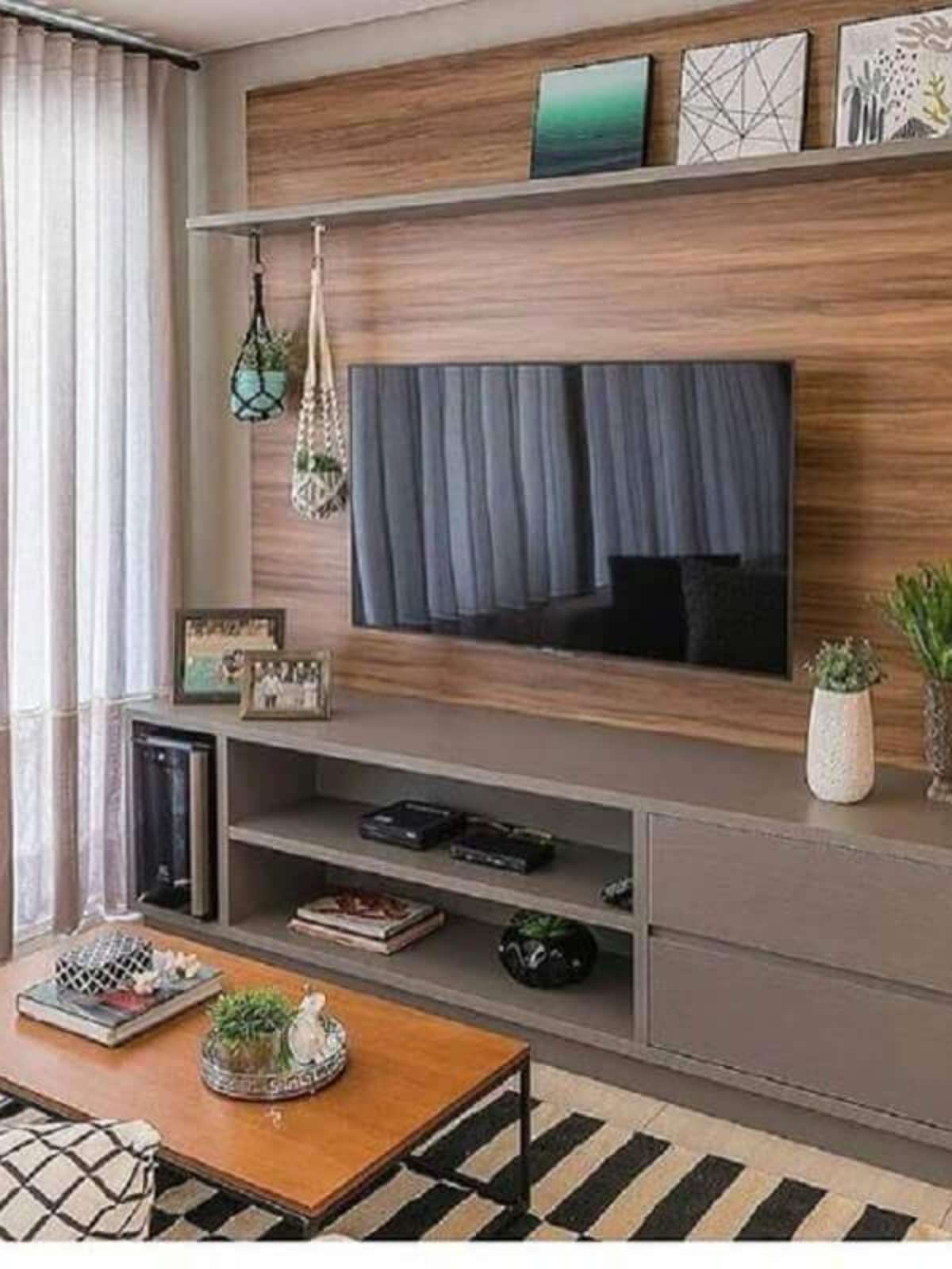 Rack suspenso para apartamento pequeno