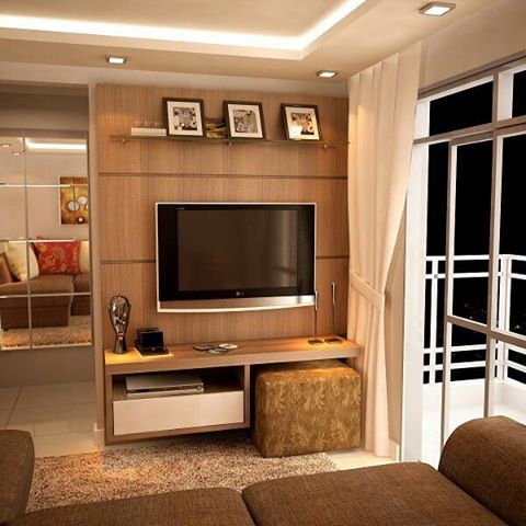Rack flutuante para apartamento pequeno
