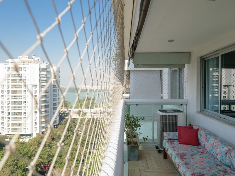 fixar rede em parede de apartamento