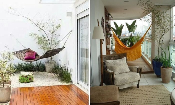 onde colocar rede em apartamento pequeno