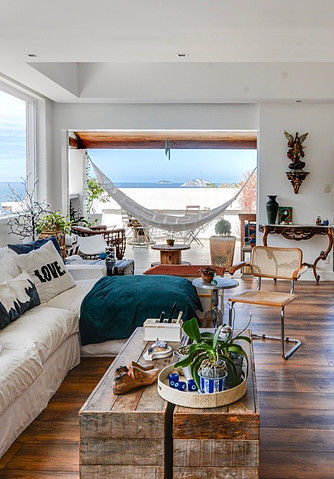 Estilos de decoração com rede (boho, moderno, minimalista)