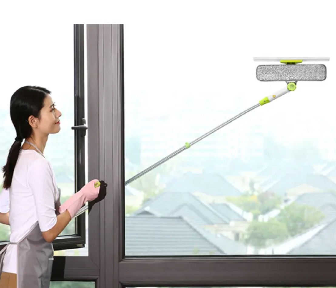 rodo extensível para vidros altos