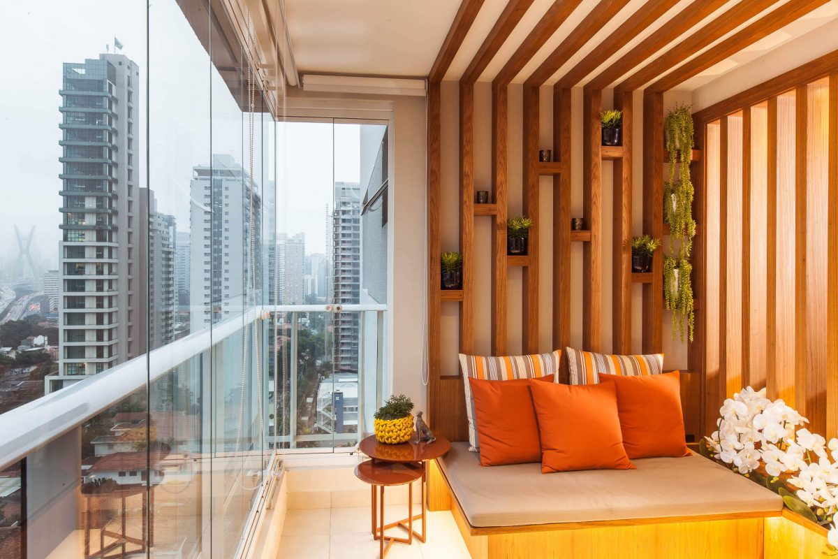 sacada de apartamento pequena