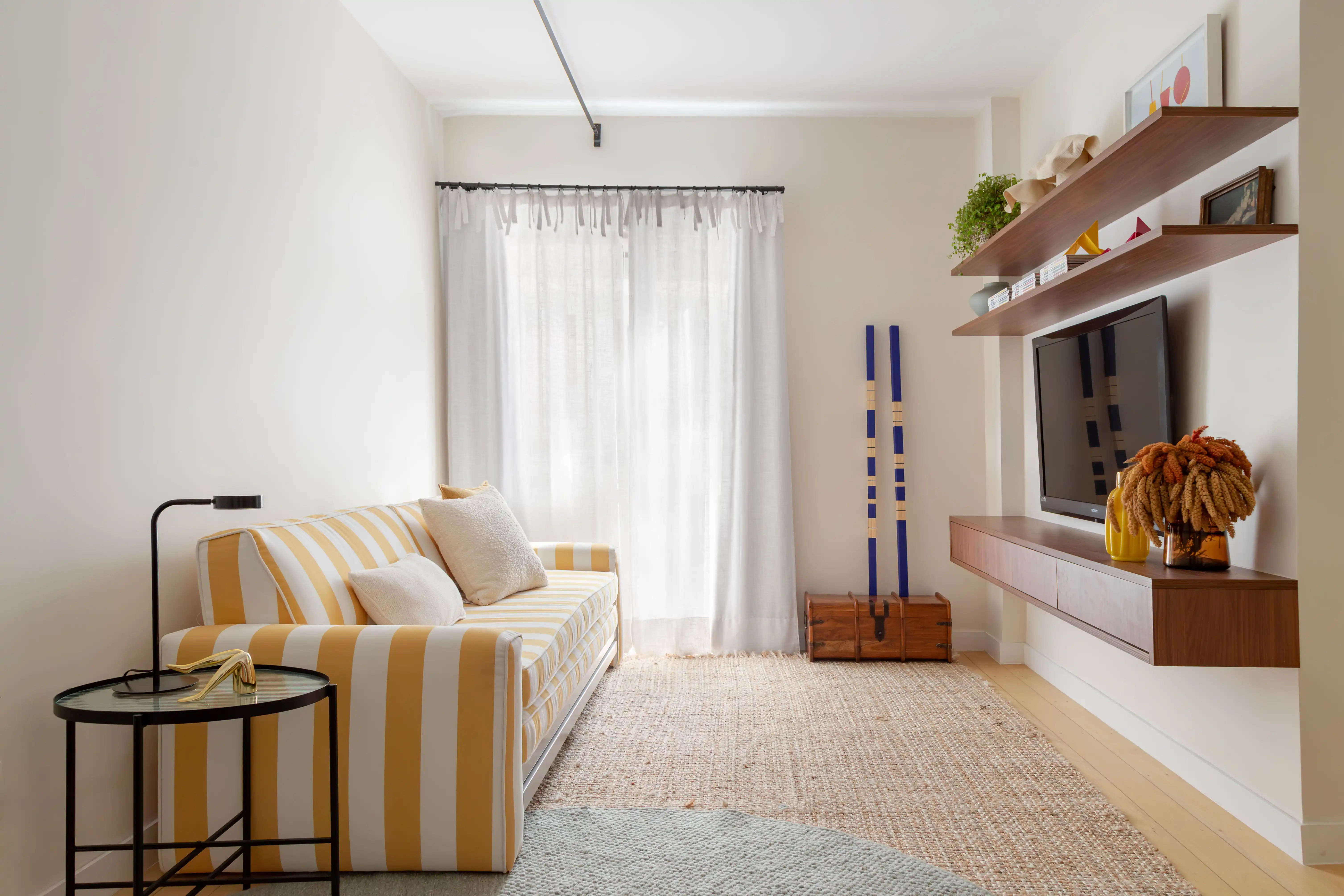 como decorar sala pequena