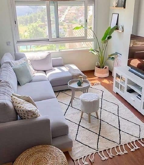 cores para sala de tv pequena