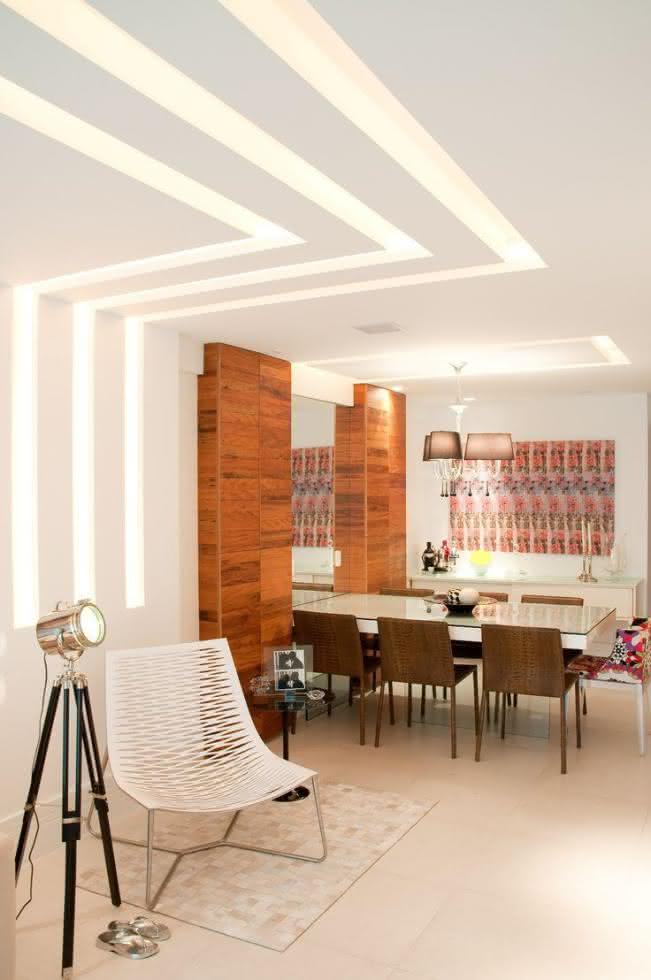 sanca para teto rebaixado apartamento