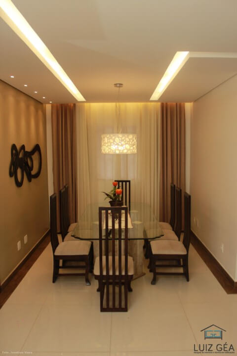 sanca de gesso para sala de apartamento