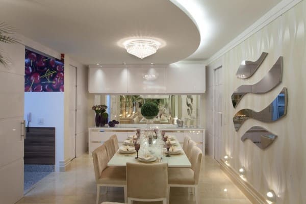 sanca com led para sala