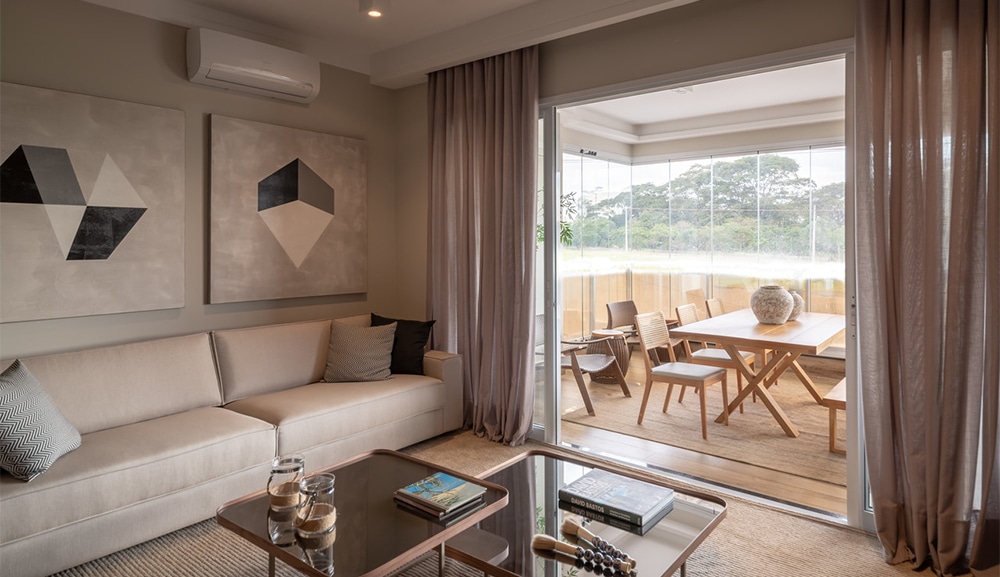 sofá retrátil para apartamento pequeno