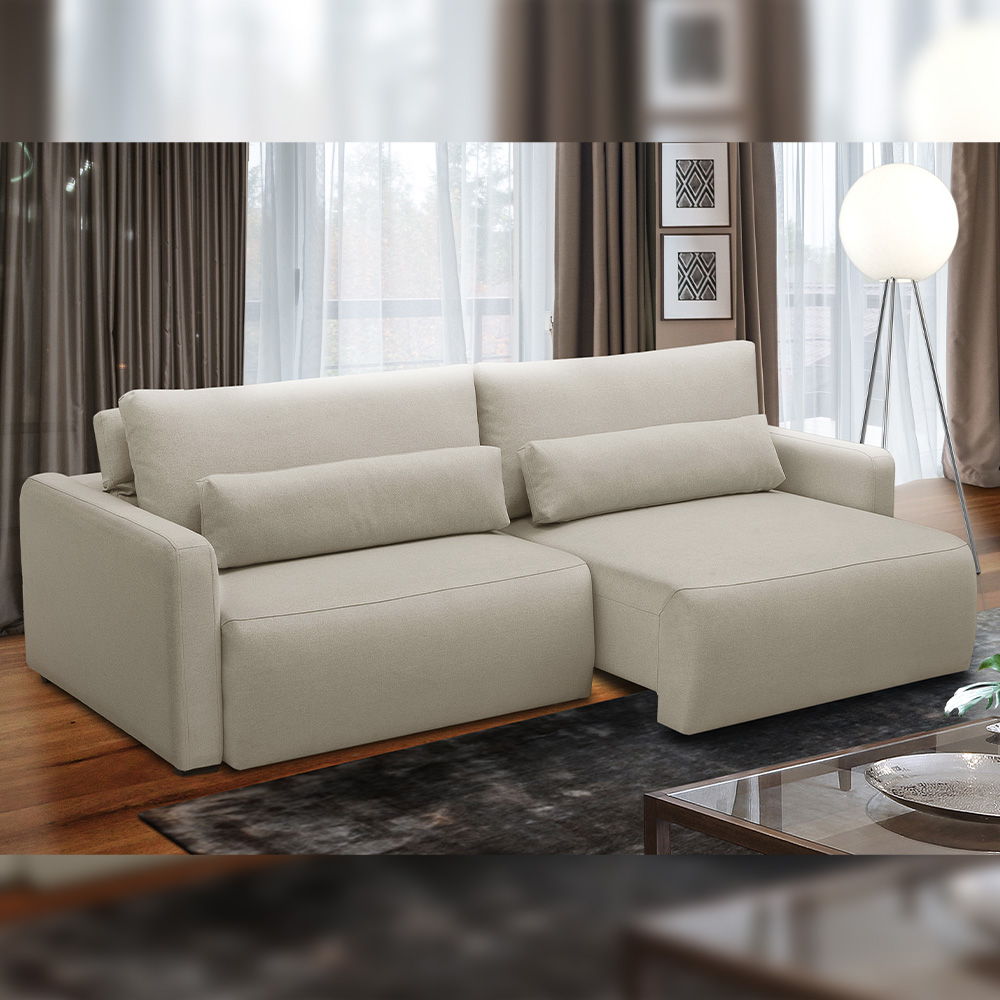 sofá retrátil 2 lugares apartamento