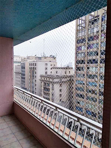 Tela de polietileno para varanda