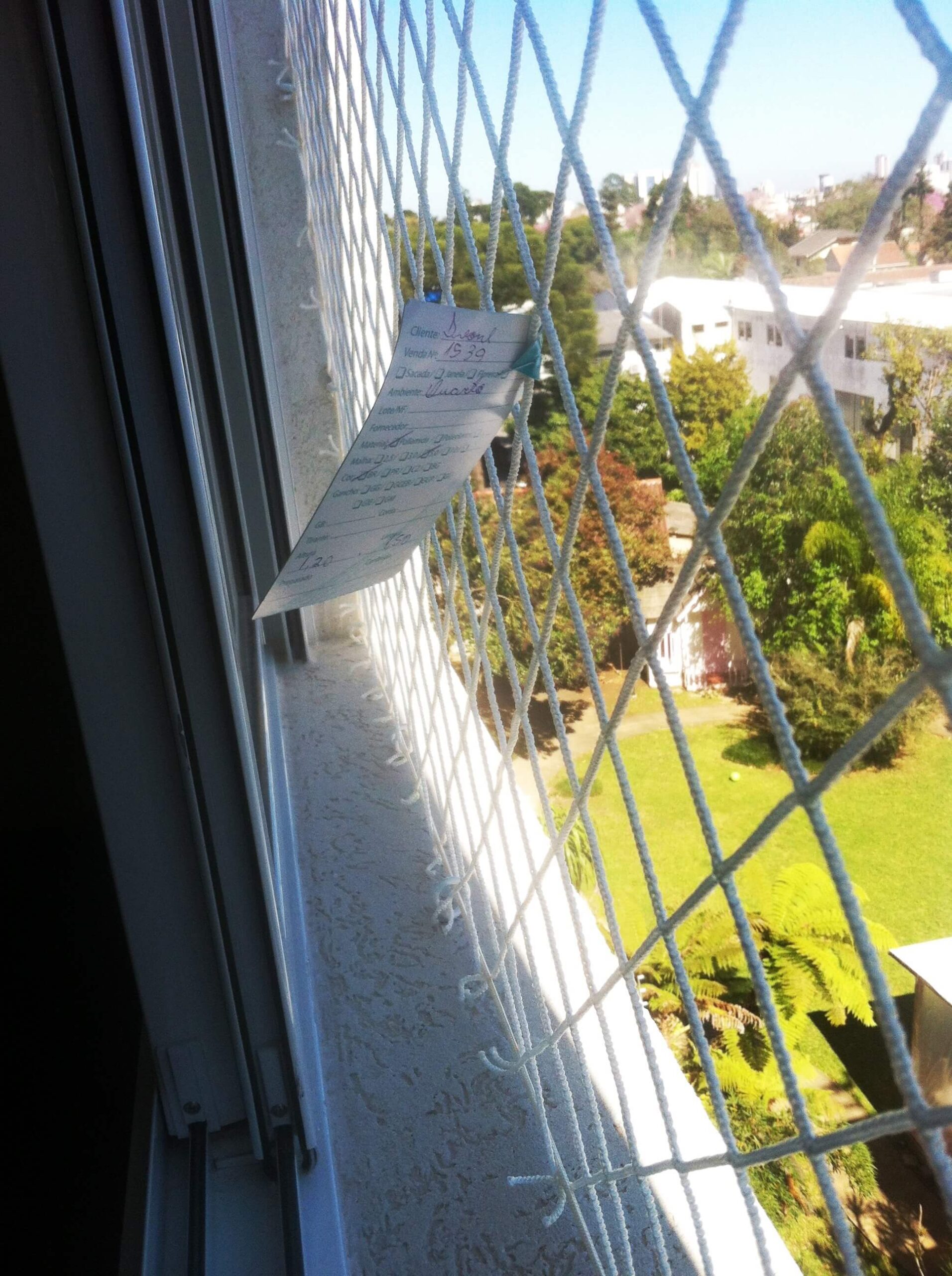 Tela de proteção para varanda de apartamento