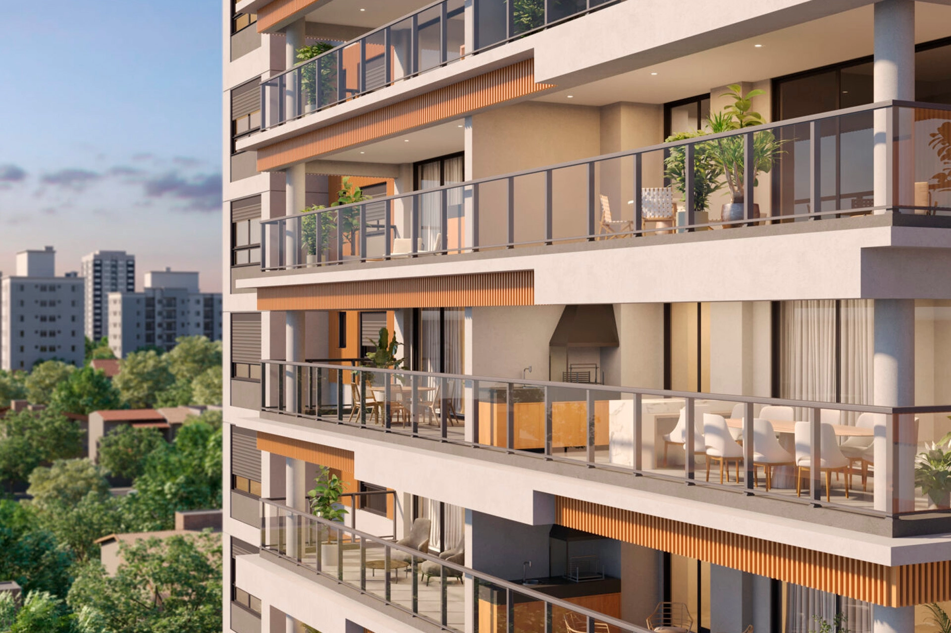 terraço gourmet apartamento