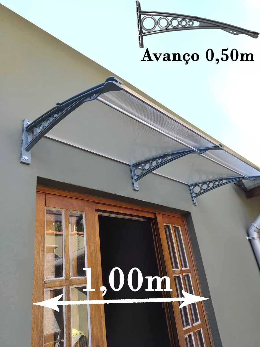 toldo de policarbonato para janela de apartamento