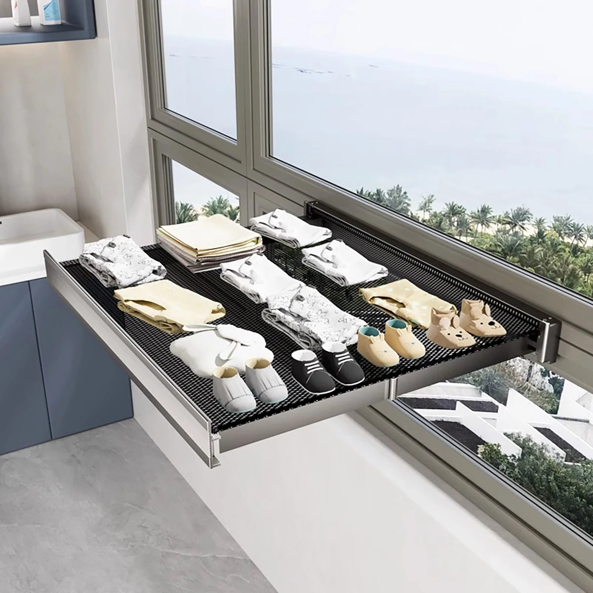 varal de apartamento com pouco espaço