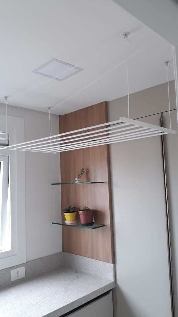 varal de apartamento resistente à umidade