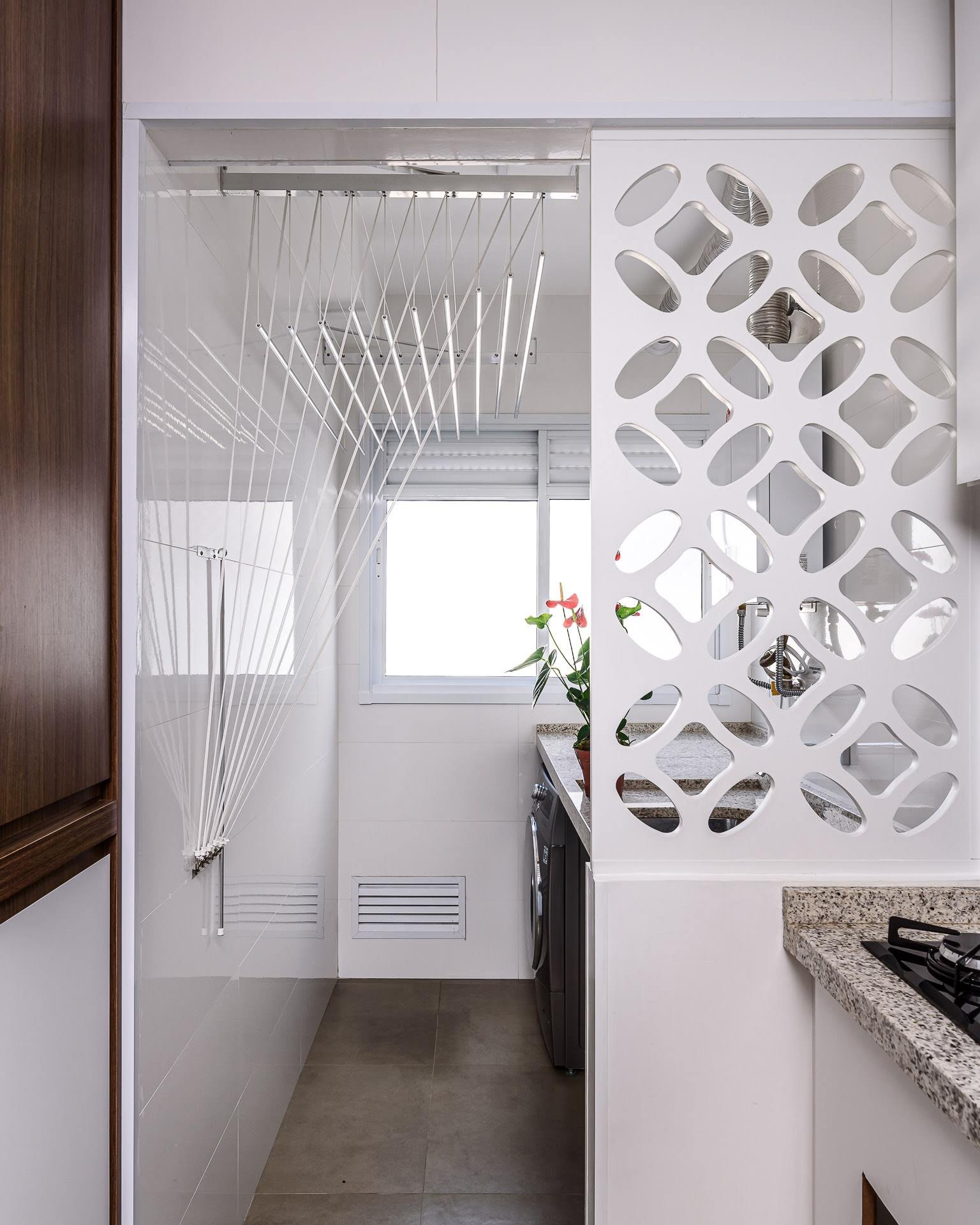 varal de aço inox para apartamento
