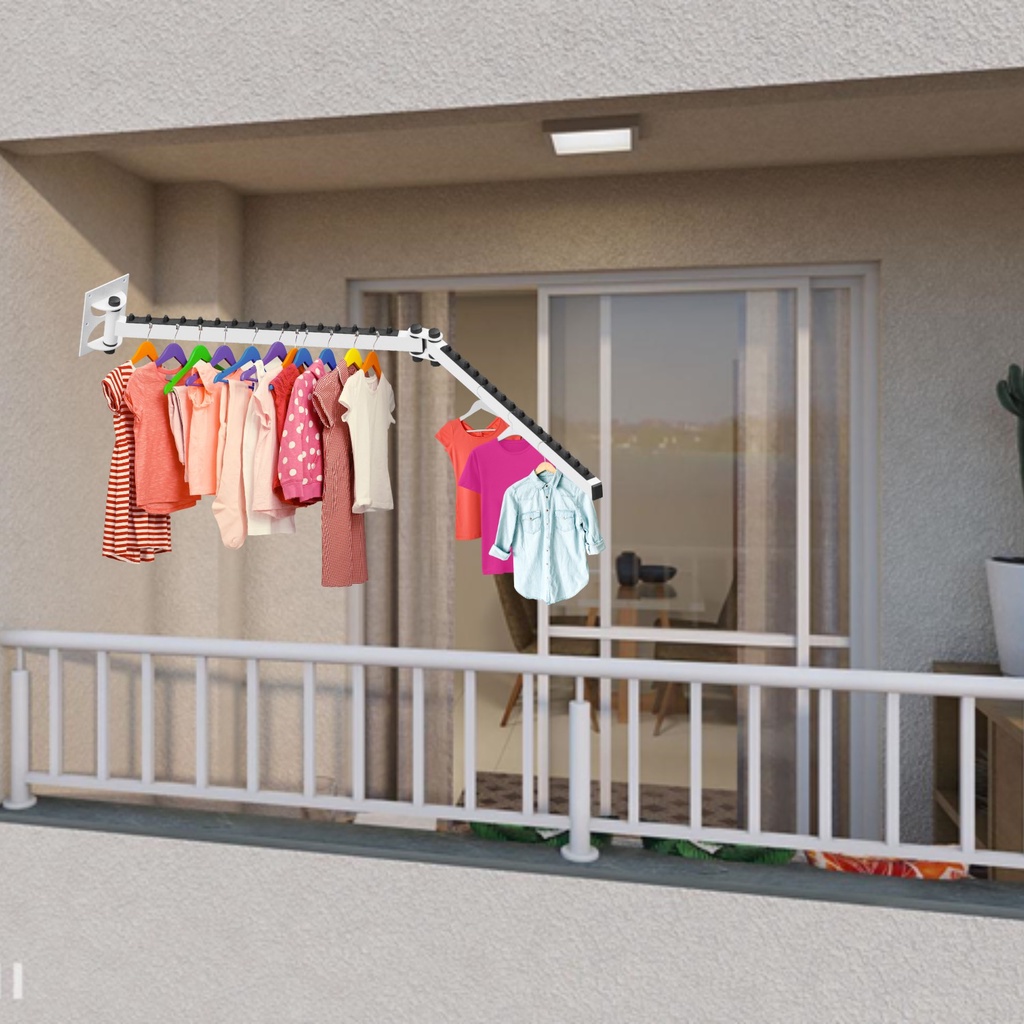 varal retrátil para apartamento pequeno