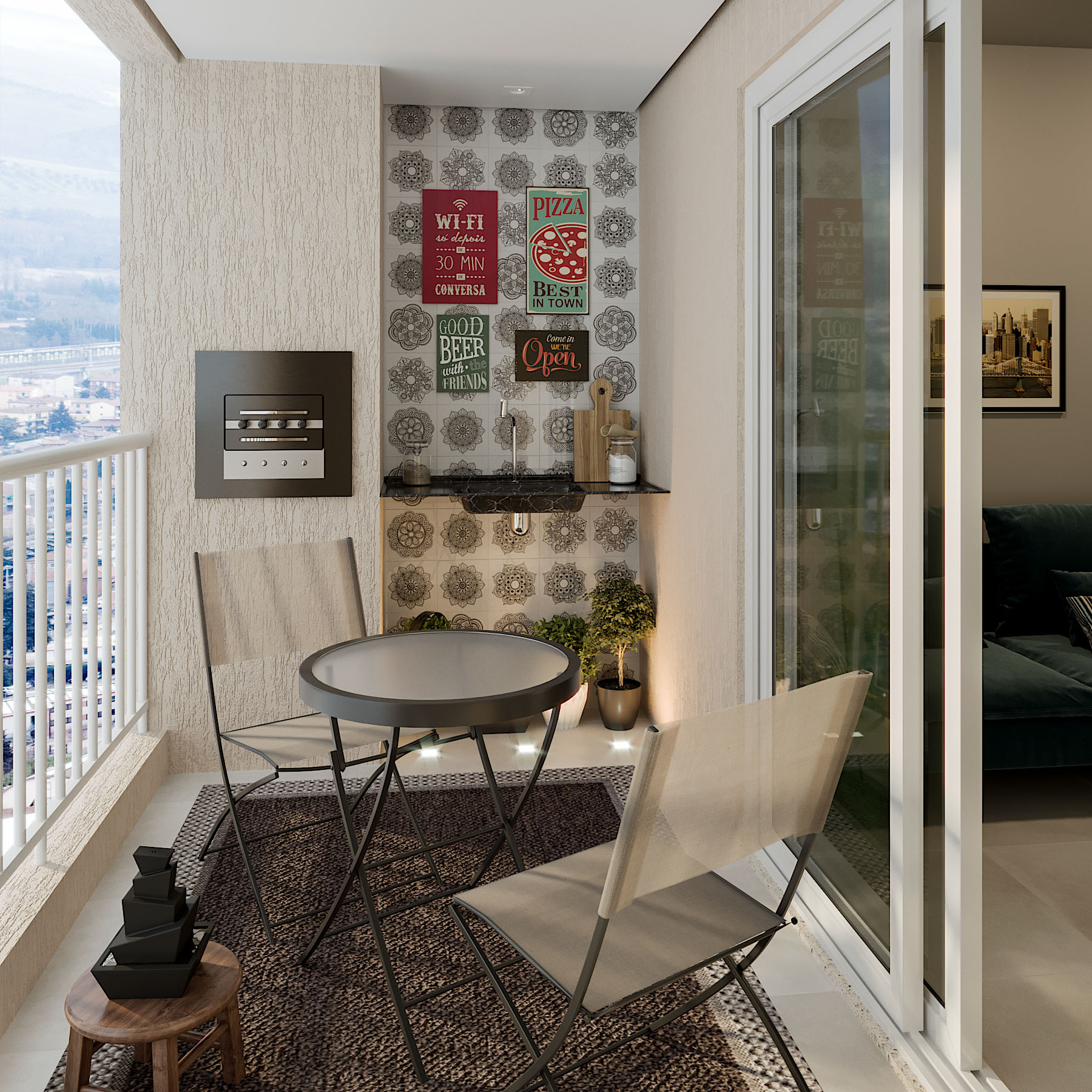fechar varanda de apartamento