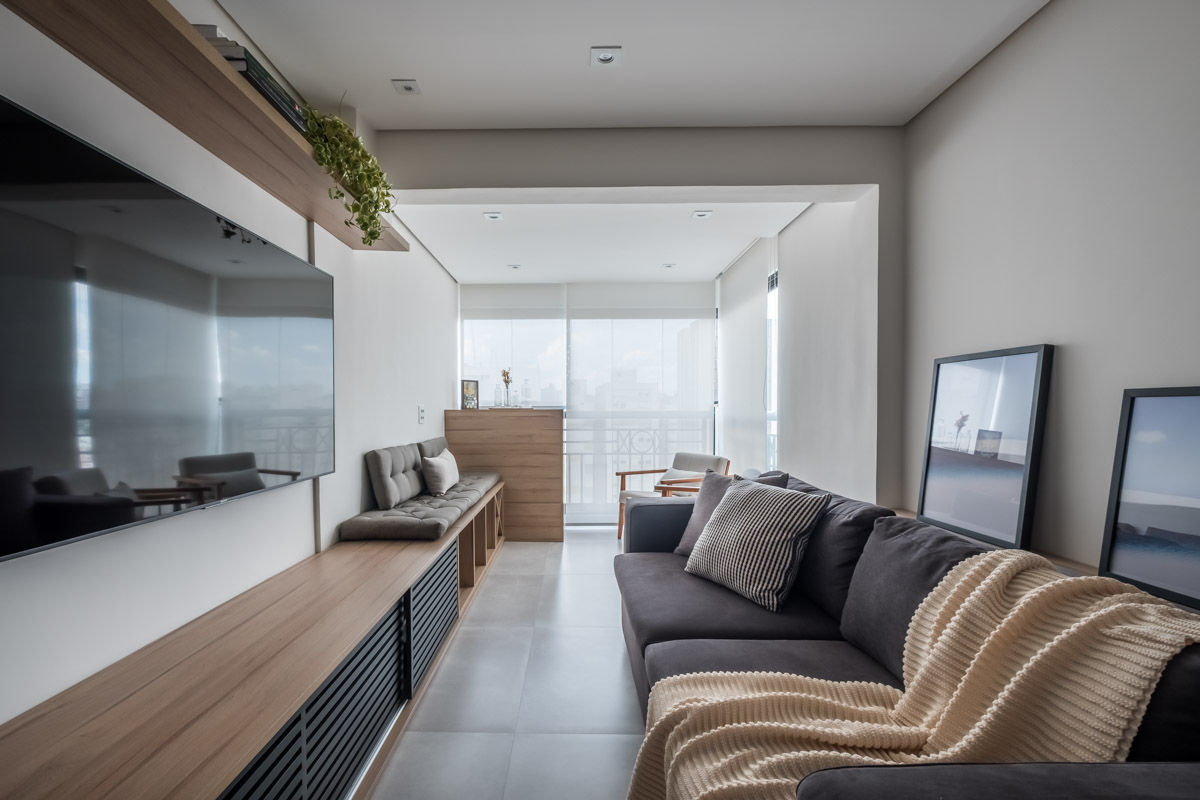 decoração varanda integrada apartamento