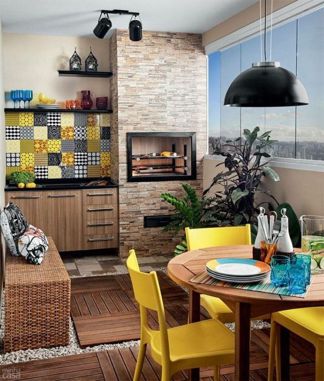 como decorar varanda pequena apartamento
