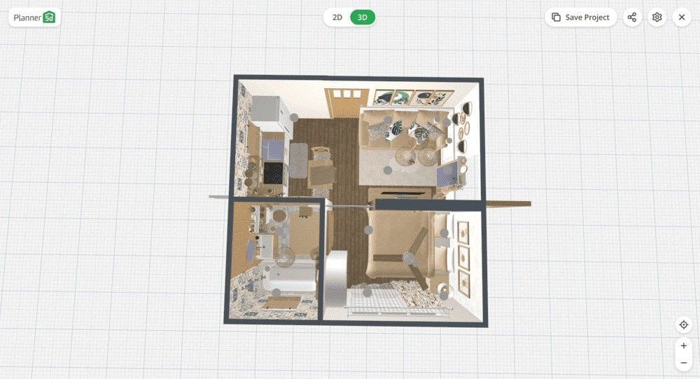 tamanho ideal apartamento 1 quarto