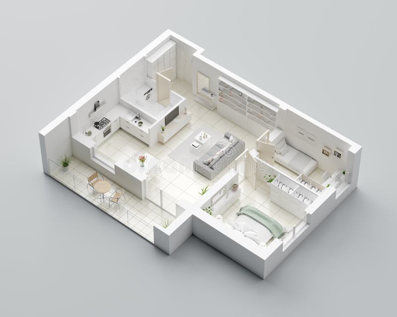 projeto apartamento 3d