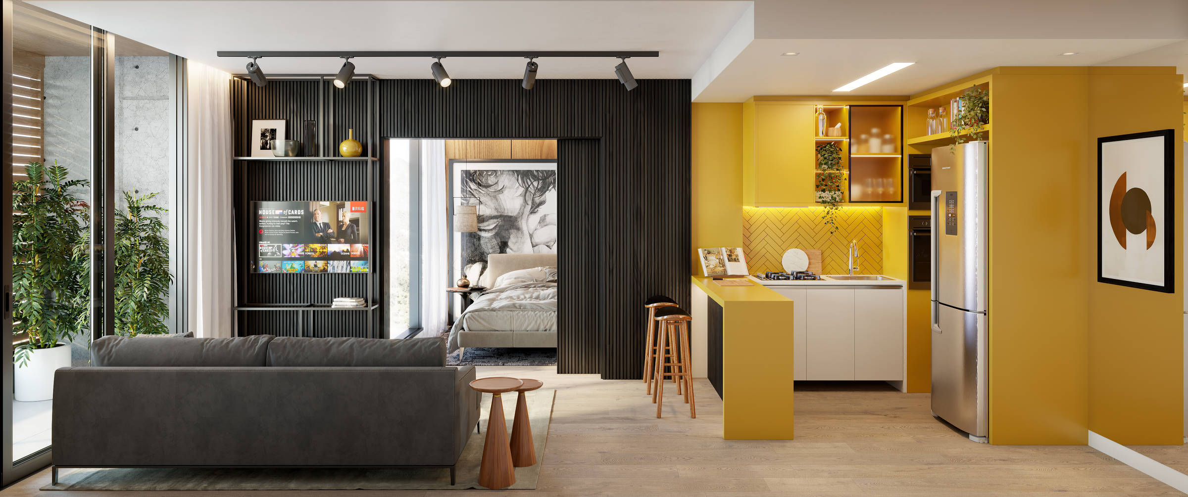 ideias para apartamento compacto 40m