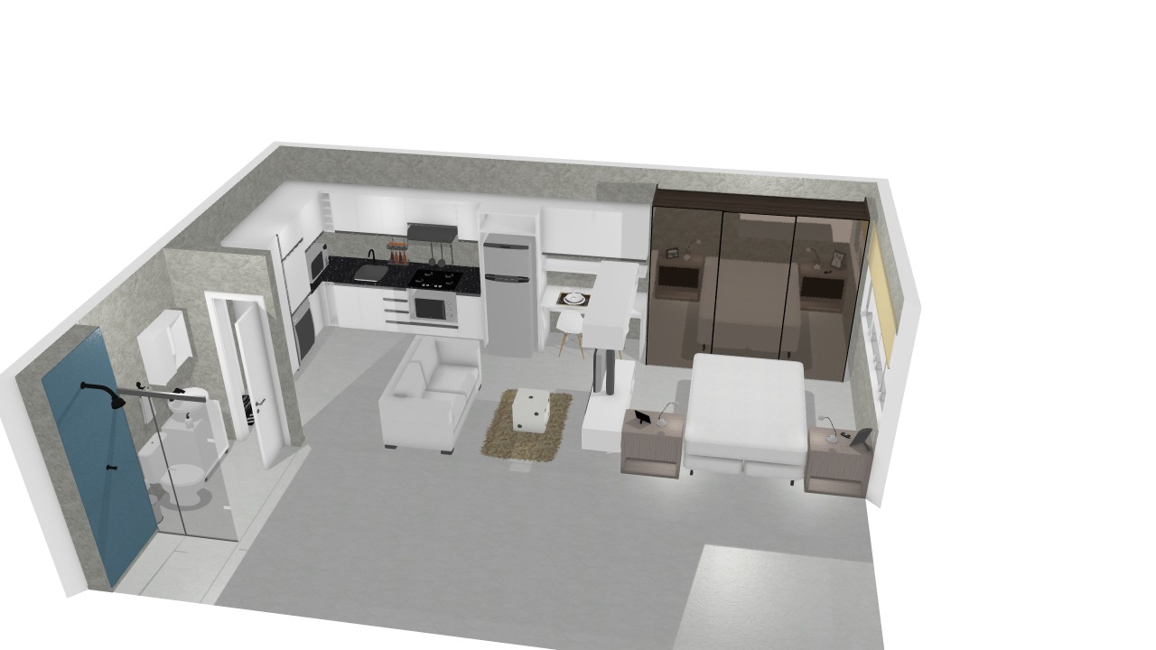 apartamento 1 quarto 47m2