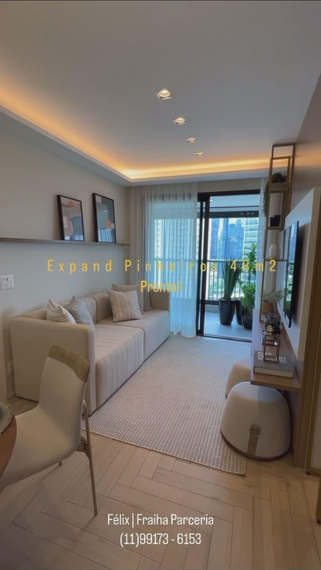 como otimizar espaço apartamento 48m2