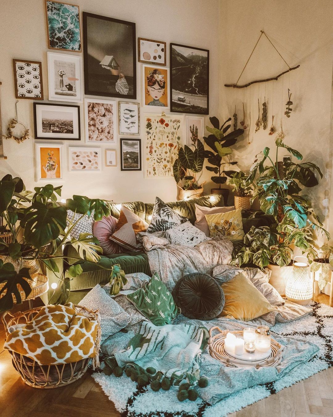 apartamento estilo hippie chic