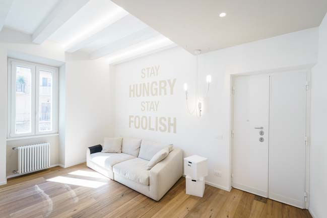 apartamento minimalista branco