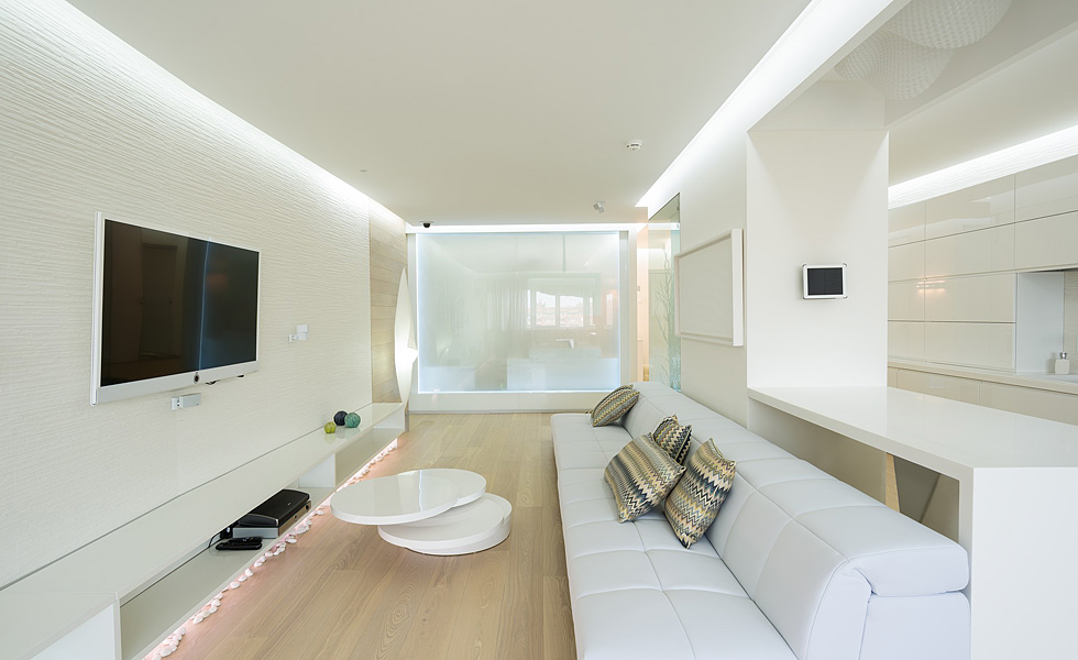 apartamento branco moderno