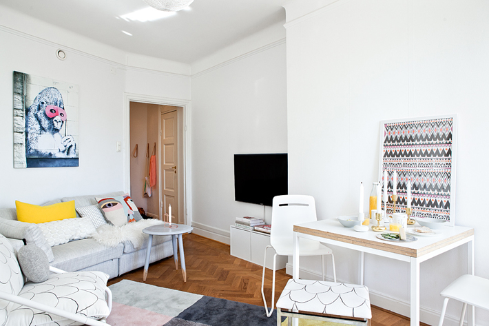 apartamento branco clean