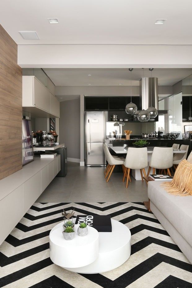 apartamento branco e tons neutros