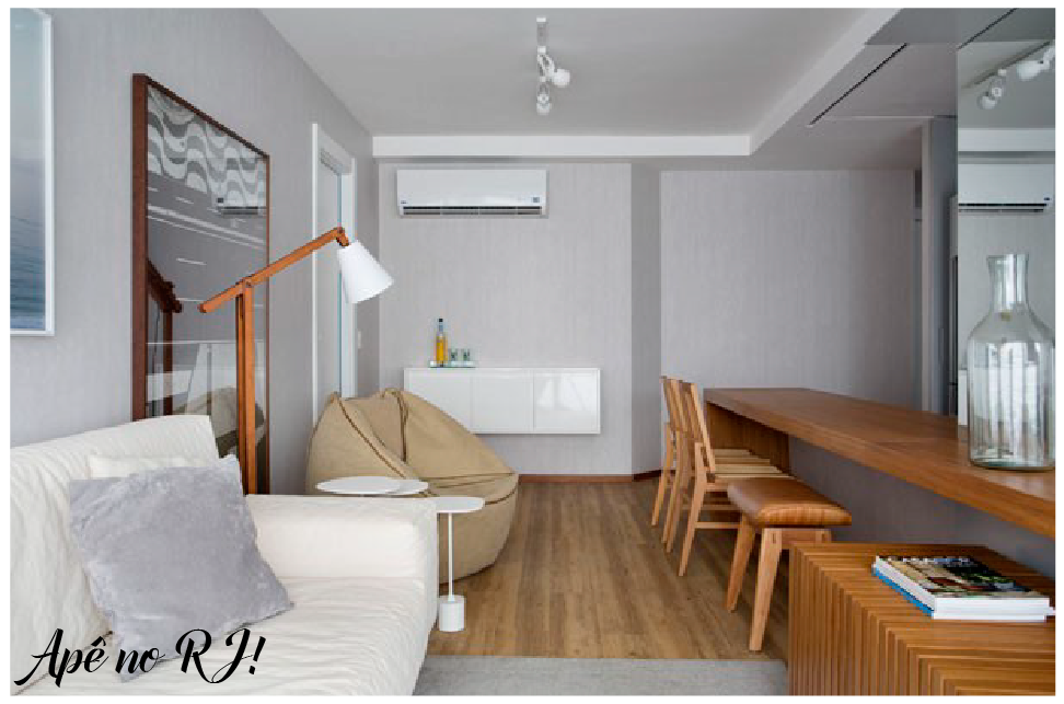 apartamento cinza e branco
