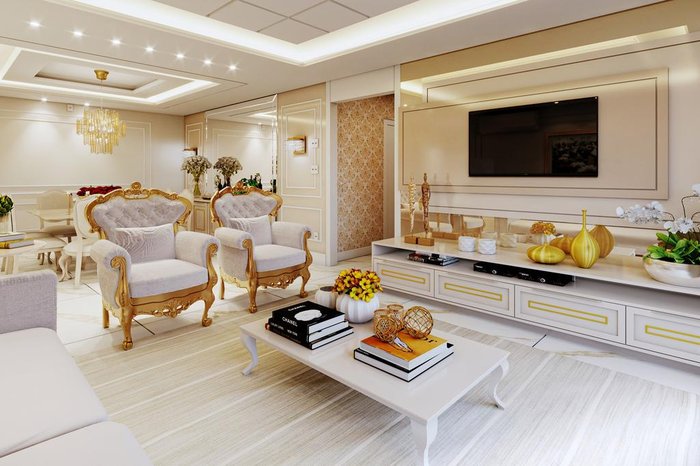 apartamento estilo clássico pequeno