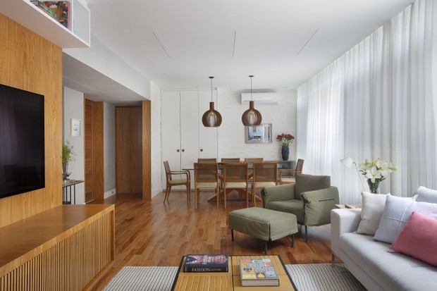 piso de madeira para quarto de apartamento