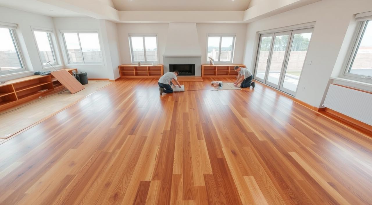 apartamento com assoalho de madeira